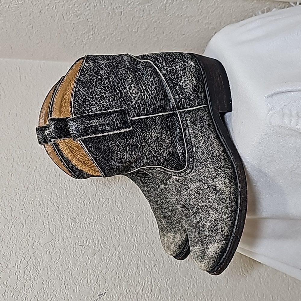 Aldo Distress Leather  Booties